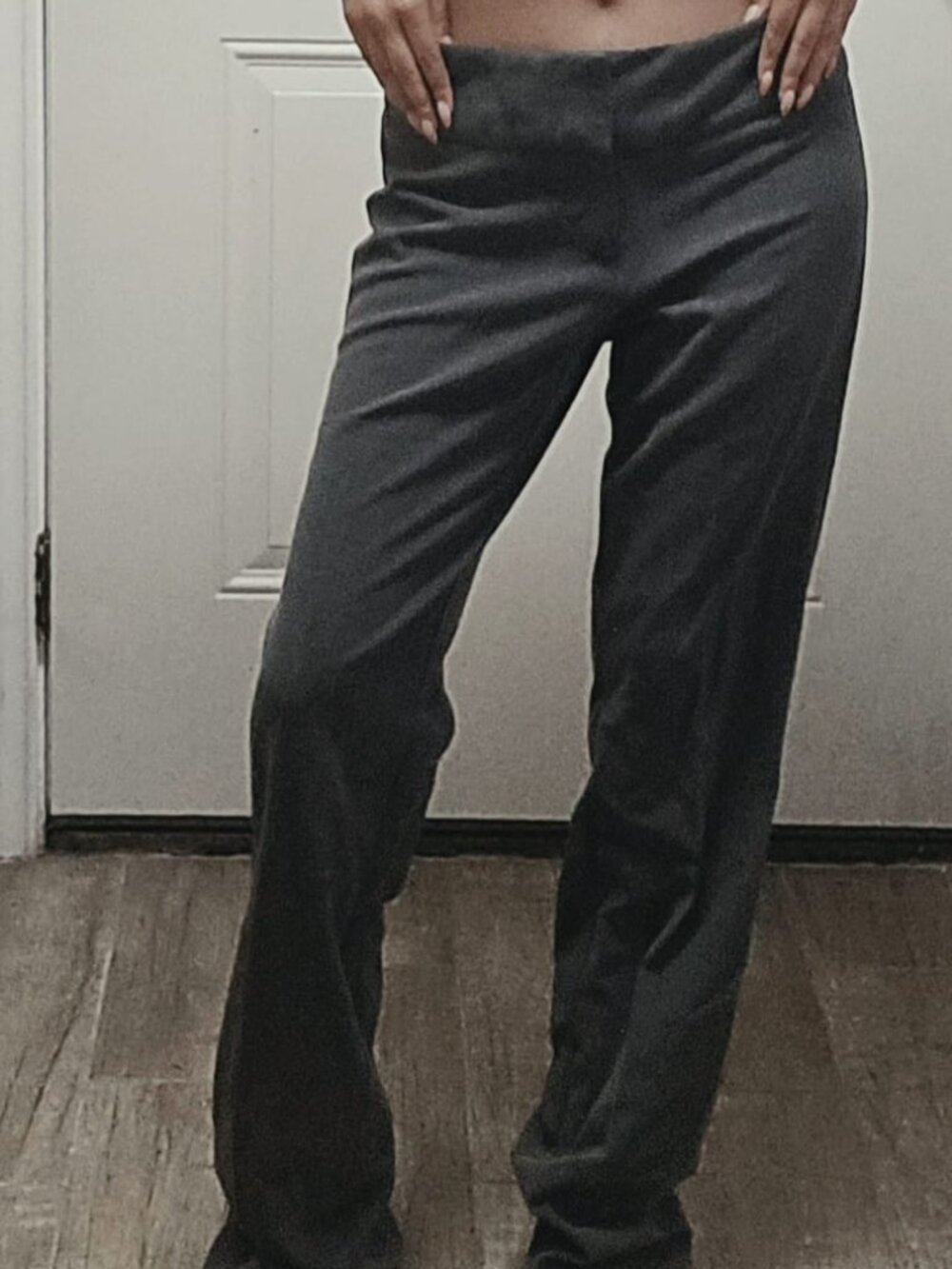 Size 2 Grey Slacks - Picture 2 of 5